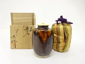 桶谷定一造　肩衝茶入